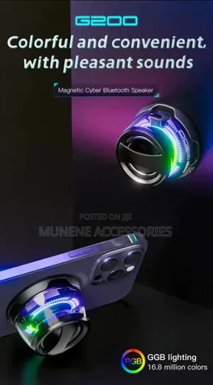 G200 Bluetooth Speaker RGB Magnetic Mini Speaker Bt5.3