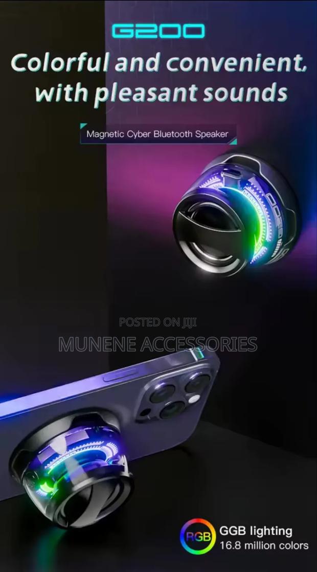 G200 Bluetooth Speaker RGB Magnetic Mini Speaker Bt5.3 - thumbnail 4