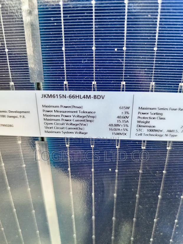 Jinko Solar Panel Monocrystalline 615w Bifacial - thumbnail 2