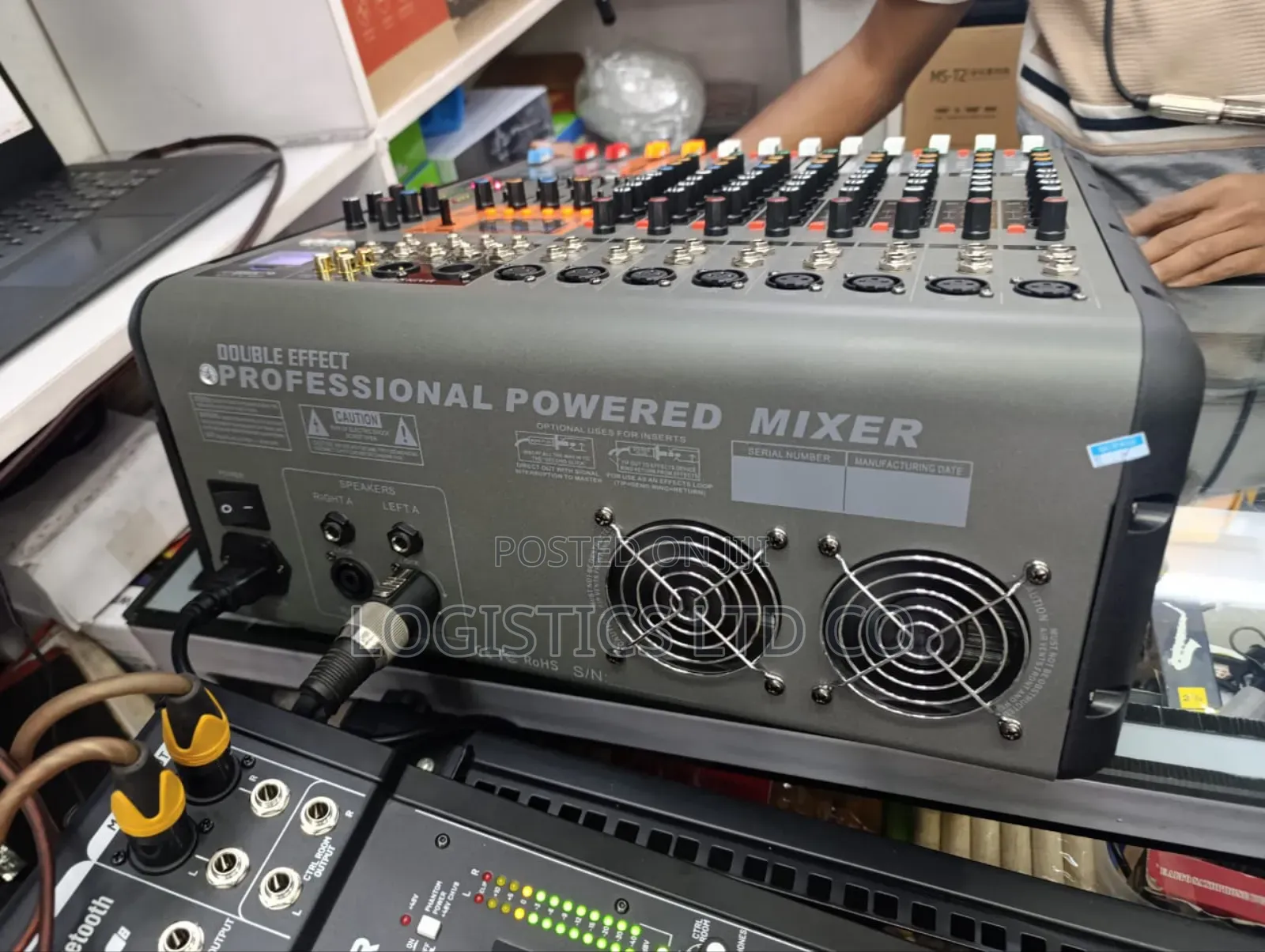 Megatron 8channel Double Effect Professional Powered Mixer