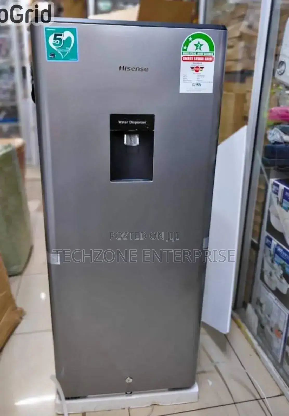 Hisense 176 Liters Single Door Fridge Water Dispenser