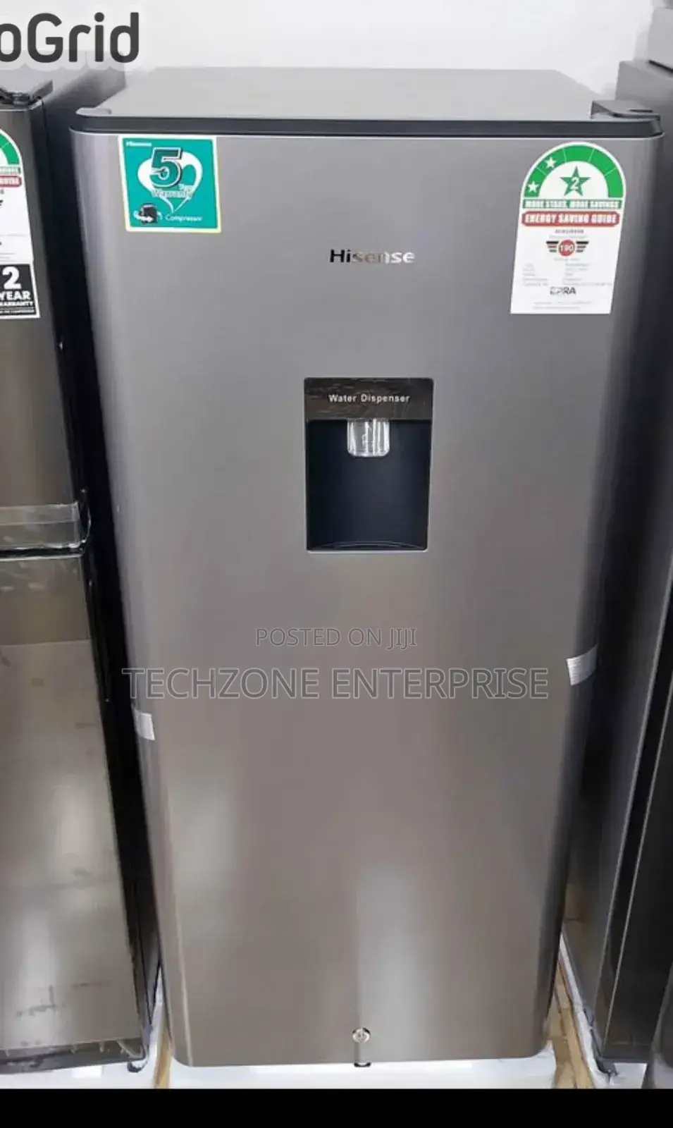 Hisense Ref176dr 176l Single Door Refrigerator - Silver