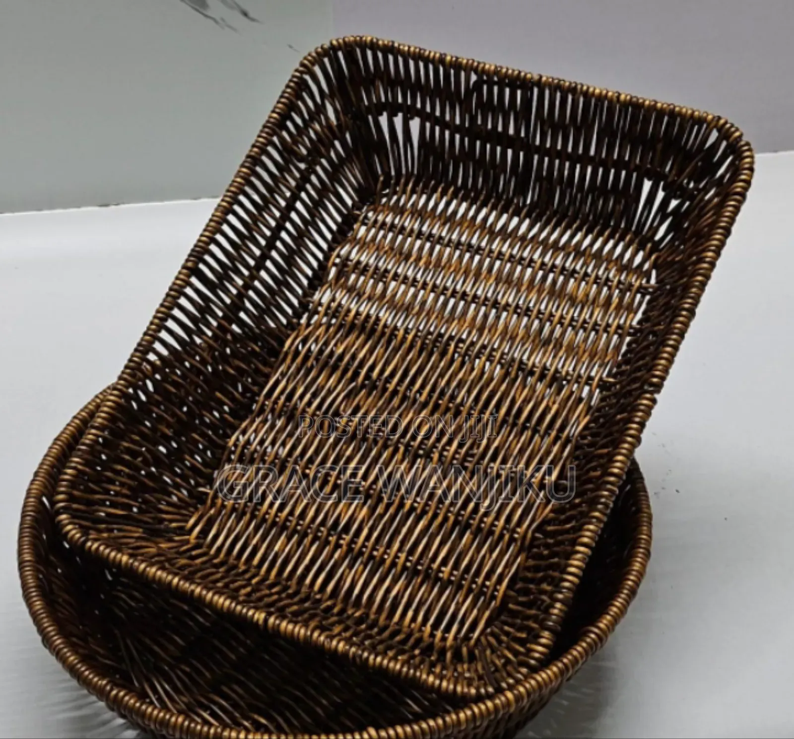Multi-purpose Water Proof Reed Woven Basket