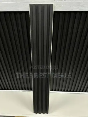 Flutted Wall Panel WPC Black