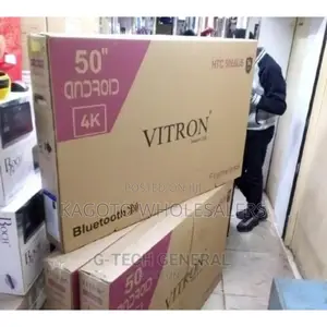 Restocked, Brand New Vitron 50inches With Bluetooth Smart Tv