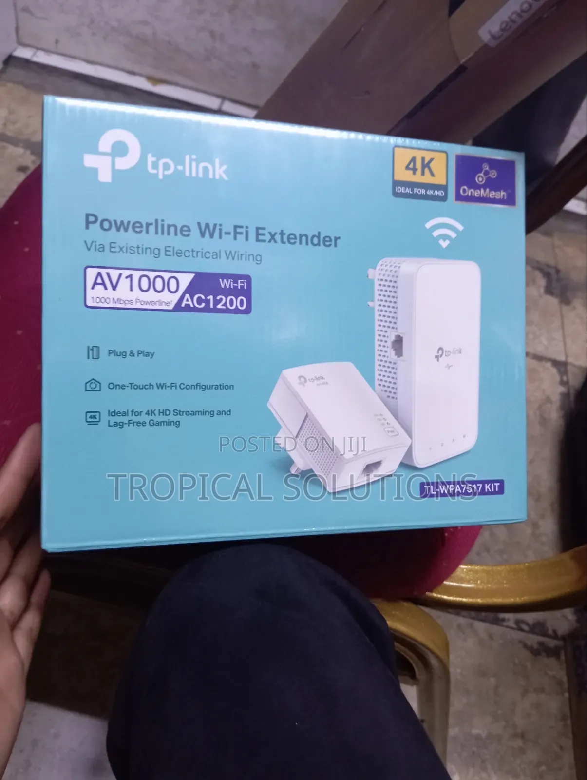 Tp-Link Av1000+Ac1200 Gigabit Power Line Ac Wifi Kit