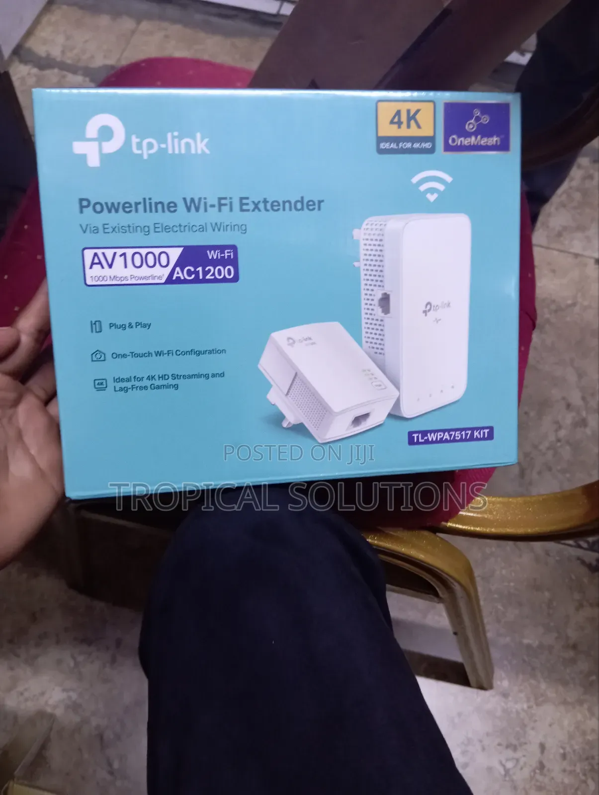 Tp-Link Av1000+Ac1200 Gigabit Power Line Ac Wifi Kit