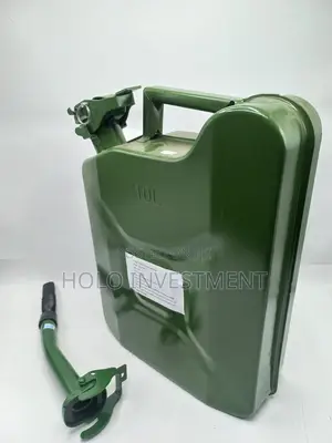 10 Litre Metallic Jerrycan With Sprout
