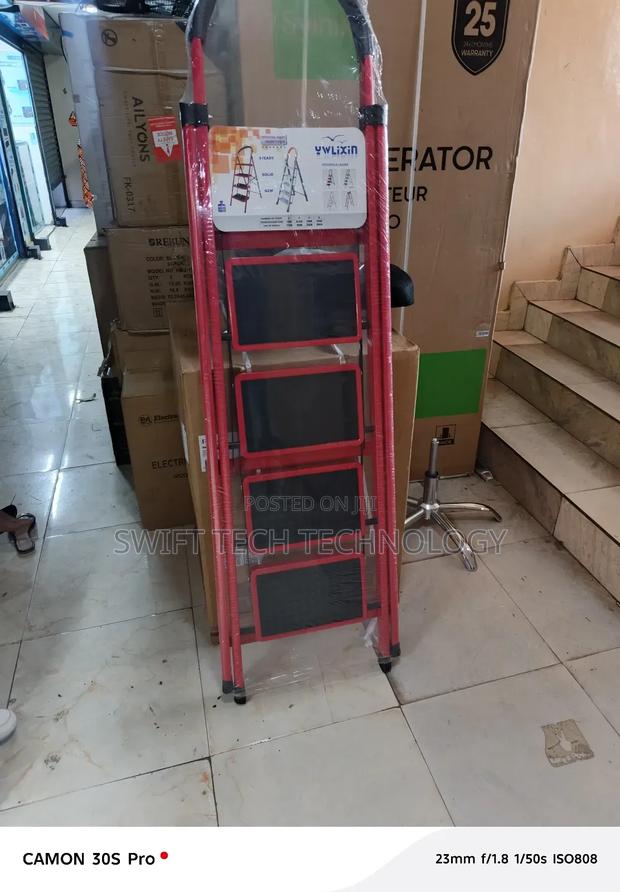 Aluminium Steel 5 Step Ladder / Ladder And