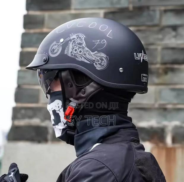 Vintage Half Face Helmet - main view