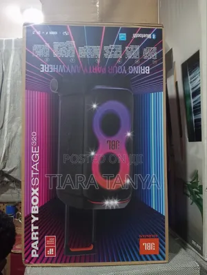 JBL Partybox Stage 320 Portable Speaker With Wheels