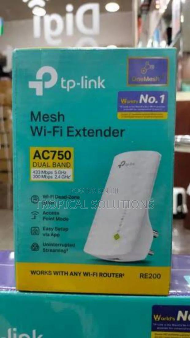 Tp-Link Ac750 Mesh Wireless N Wall Plugged Tl-Re200 - main view