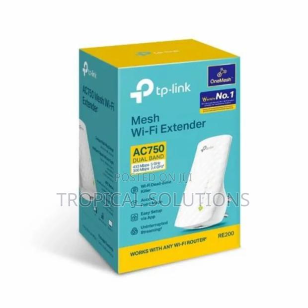 Tp-Link Ac750 Mesh Wireless N Wall Plugged Tl-Re200 - thumbnail 3
