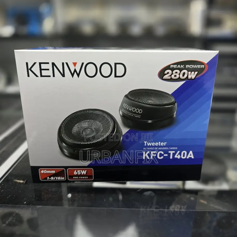 Kenwood KFC-T40a 280watts Powerful Dome Tweeters- A Pair