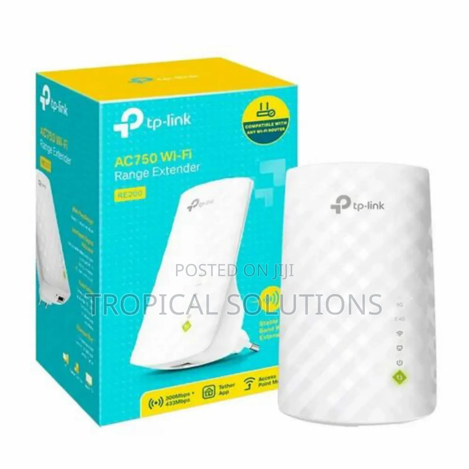 Tp-Link Ac750 Mesh Tl-Re200 Wireless Range Extender