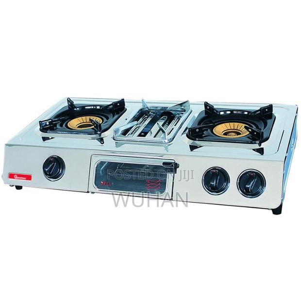 Ramtons Gas Cooker 2 Burner Stainless Steel