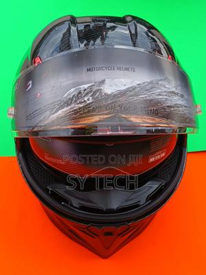 Fibre Pattern Full Face Helmet - thumbnail 2