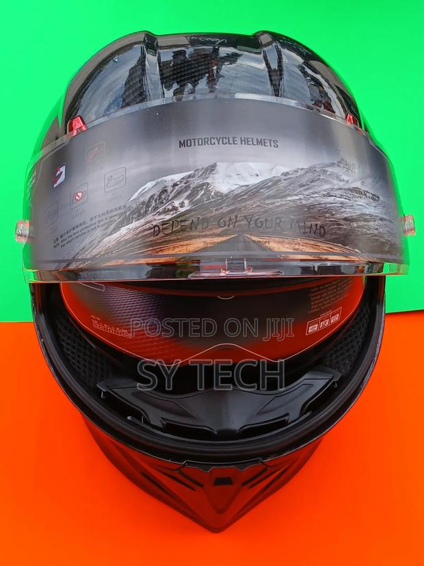 Fibre Pattern Full Face Helmet - main view