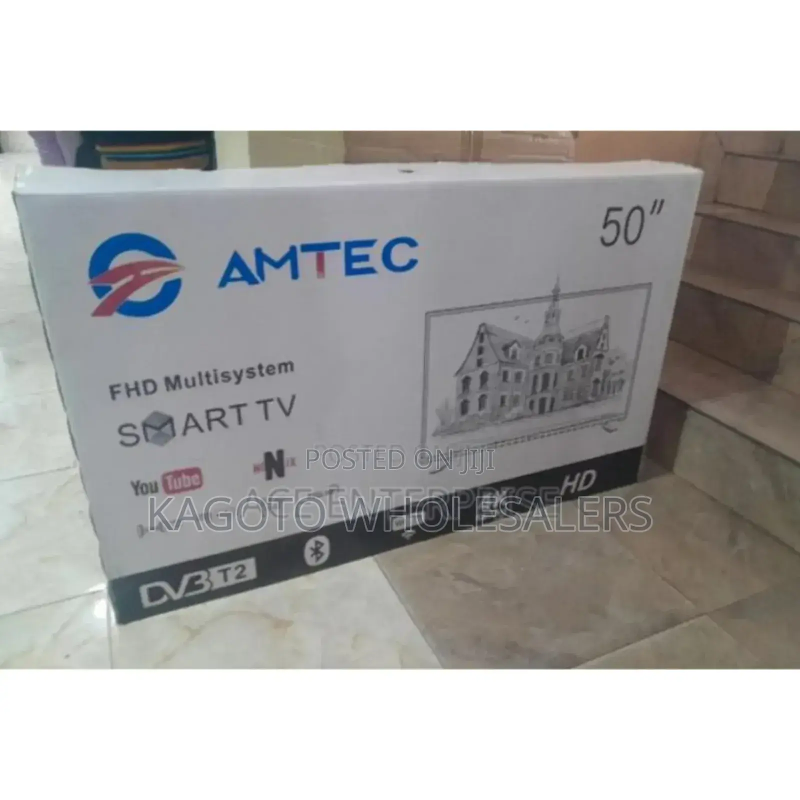 With Bluetooth, Amtec 50inches Smart Tv. Smart Tv