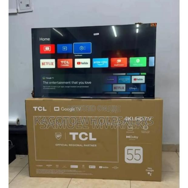 Original Make. TCL New 55inches Google Tv