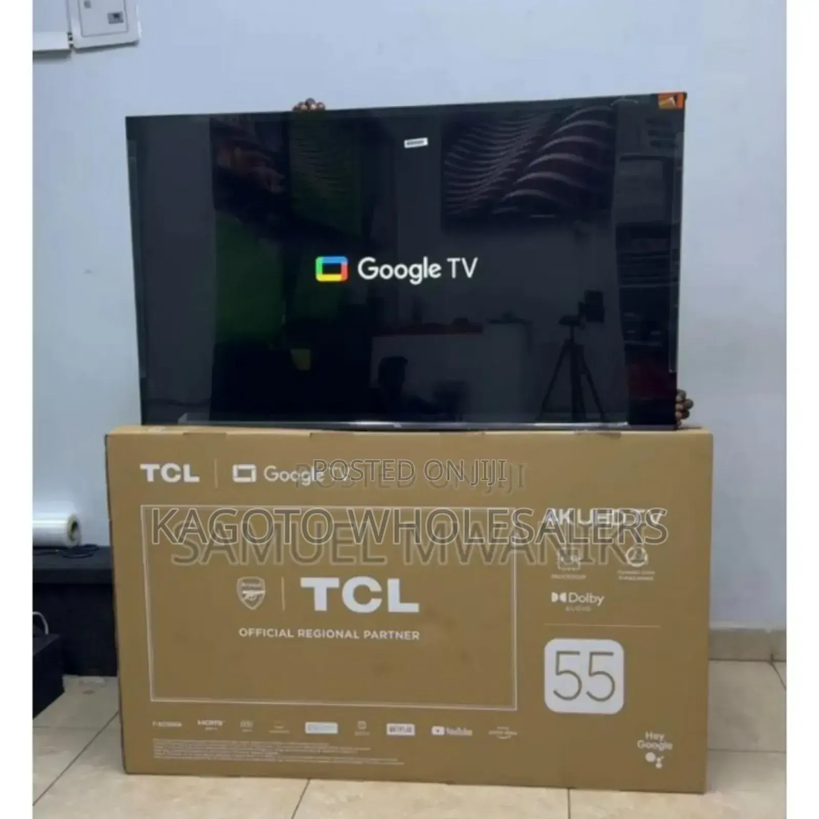 Original Make. TCL New 55inches Google Tv