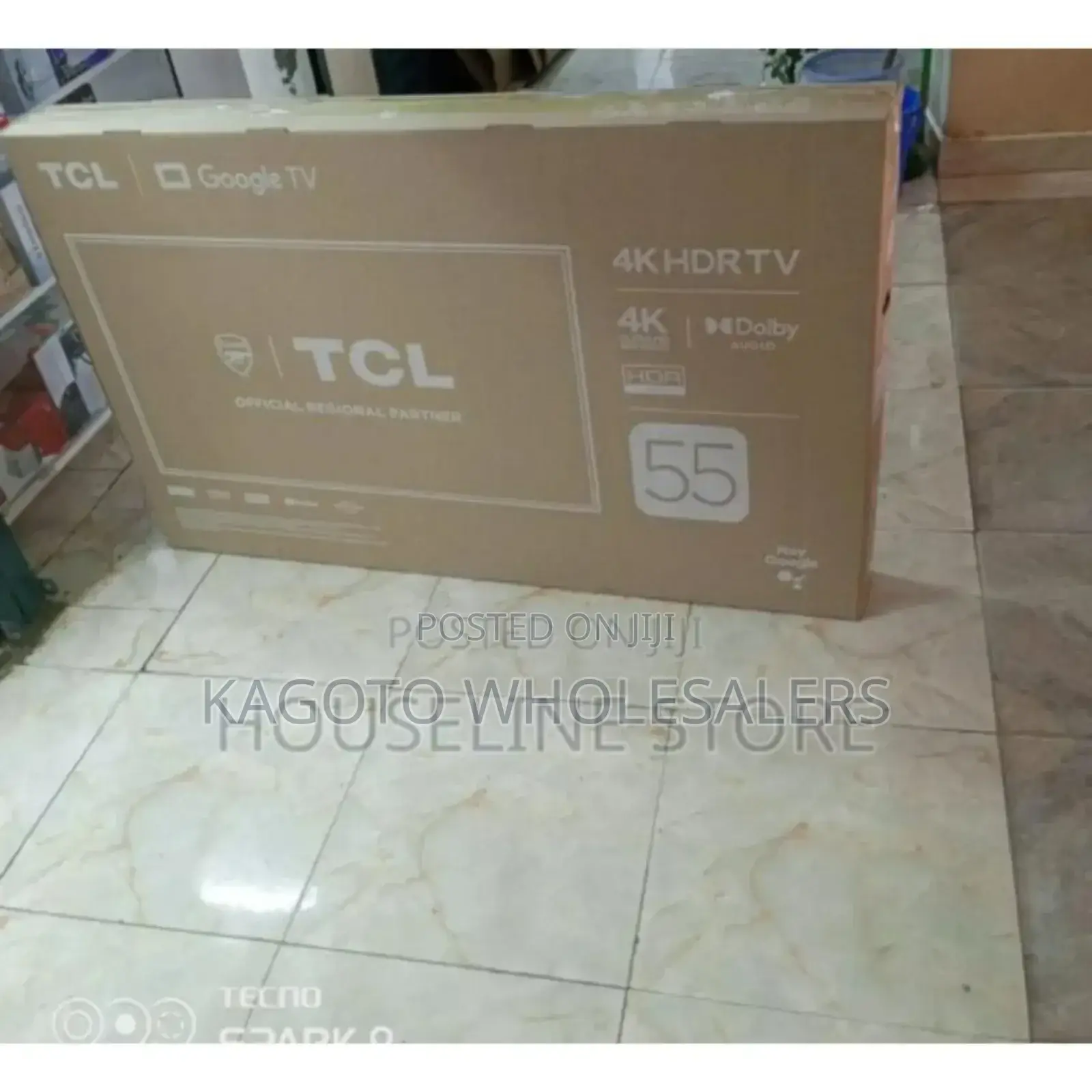  Clarity Video Resolution, TCL 55" Inches Smart Tv