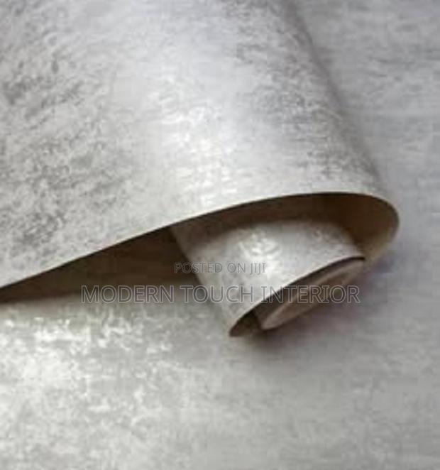 Plain Grey Decor Wallpaper