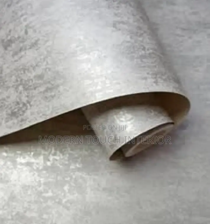 Plain Grey Decor Wallpaper