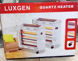 Luxgen 3 Heat Setting Room Quartz Heater, With Wheels