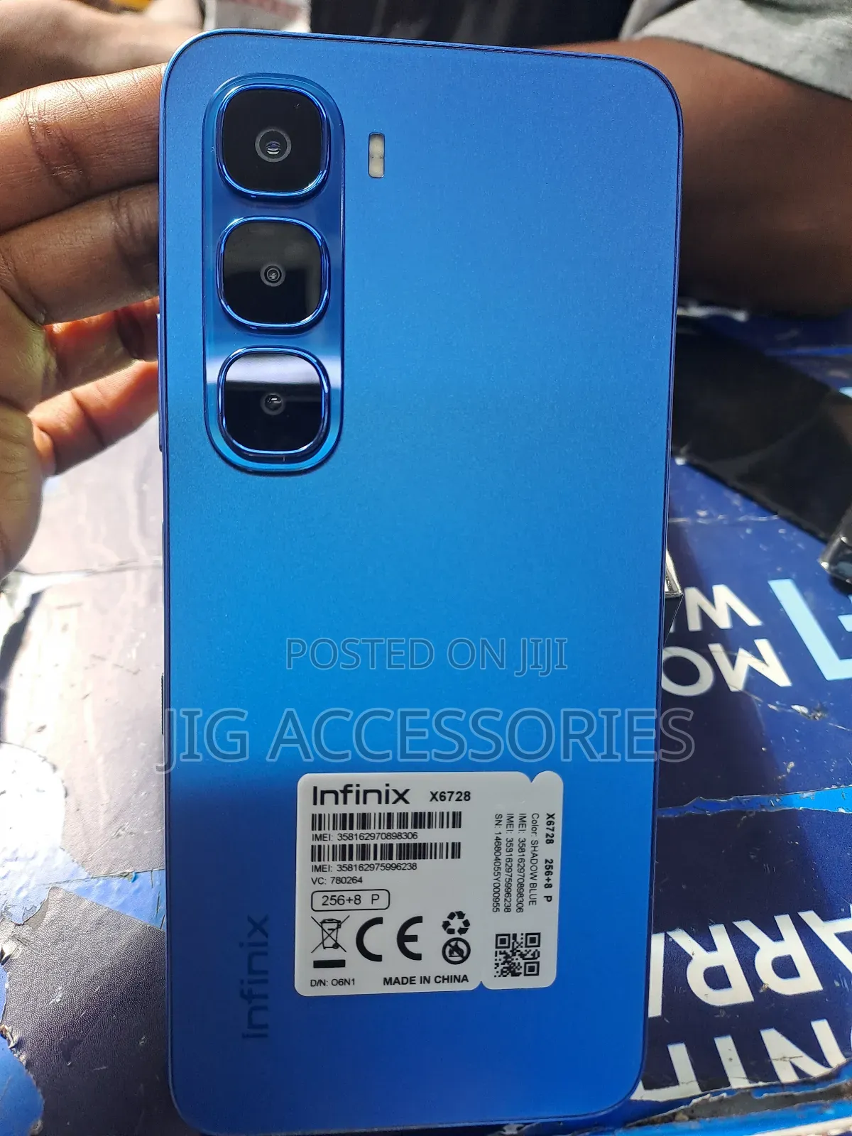 New Infinix Hot 60i 256 GB Blue