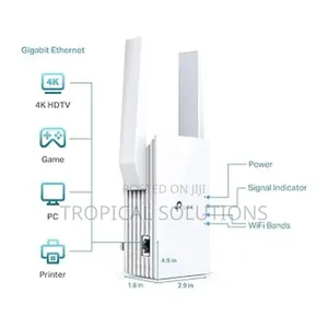Tp-Link Ax1800 Wifi 6 Range Extender Tl-Re605x