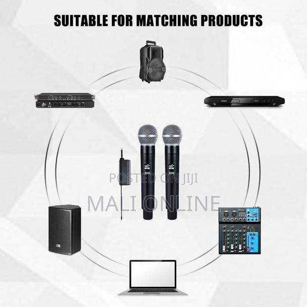 2pcs Rechargeable Wireless Vhf Microphone System - thumbnail 4