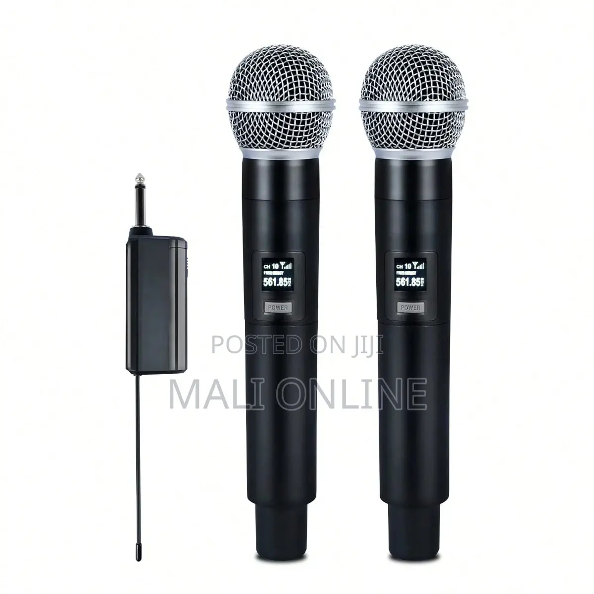 2pcs Rechargeable Wireless Vhf Microphone System