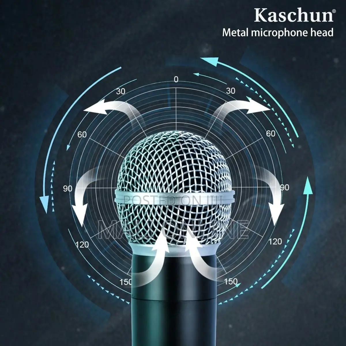 2pcs Rechargeable Wireless Vhf Microphone System