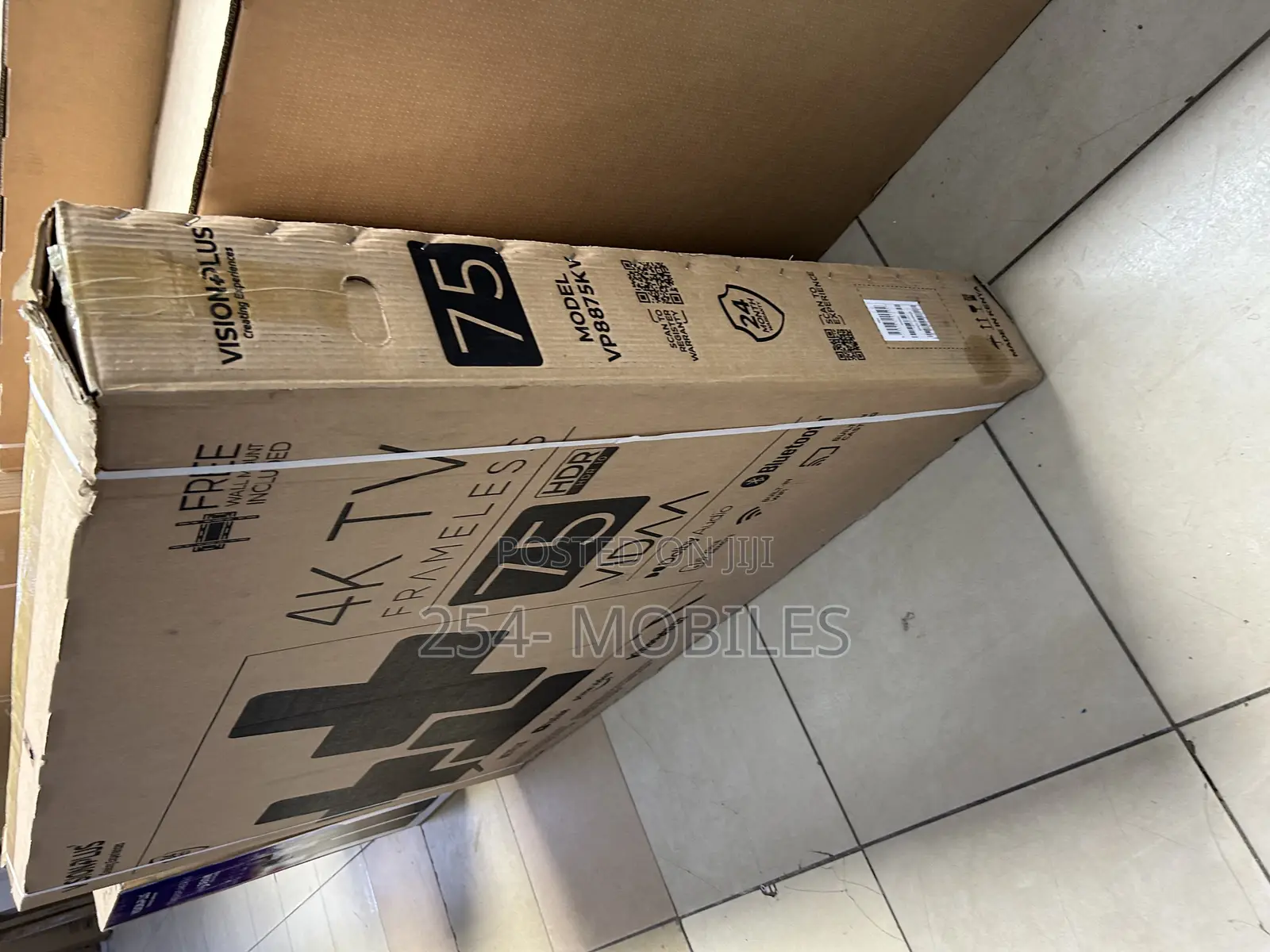 Vision Plus 75 Inch Frameless V+ Os Smart Tv (Vp8875kv)