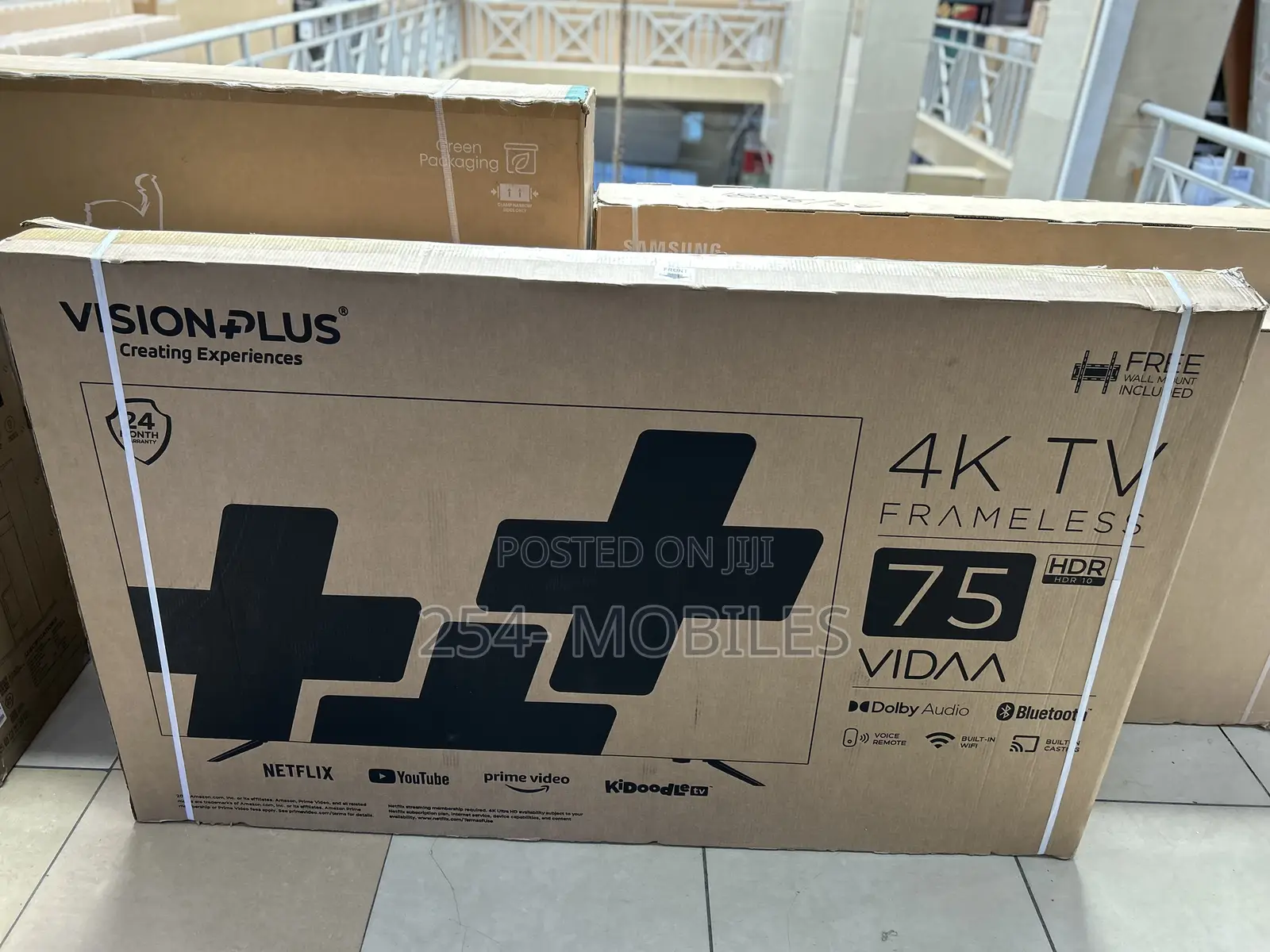 Vision Plus 75 Inch Frameless V+ Os Smart Tv (Vp8875kv)