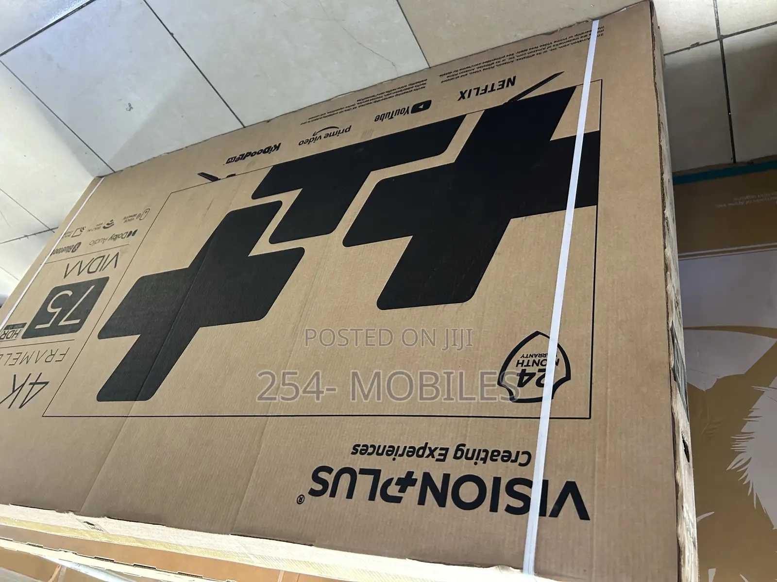 Vision Plus 75 Inch Frameless V+ Os Smart Tv (Vp8875kv)