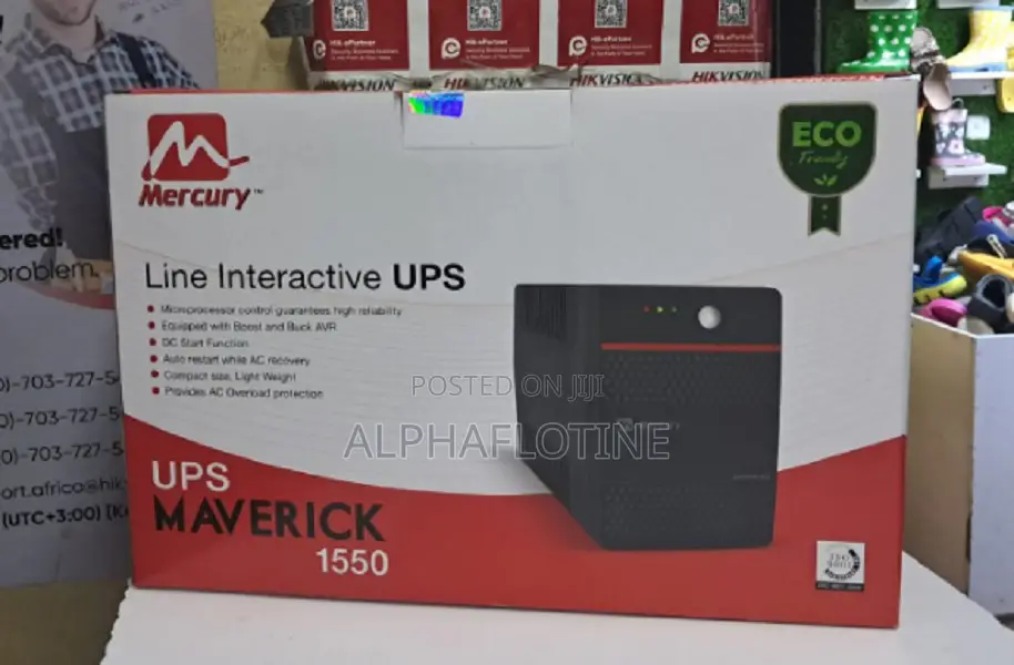 Mercury Maverick 1550vaups/1550va(Volt-Ampere)/930w (Watts)