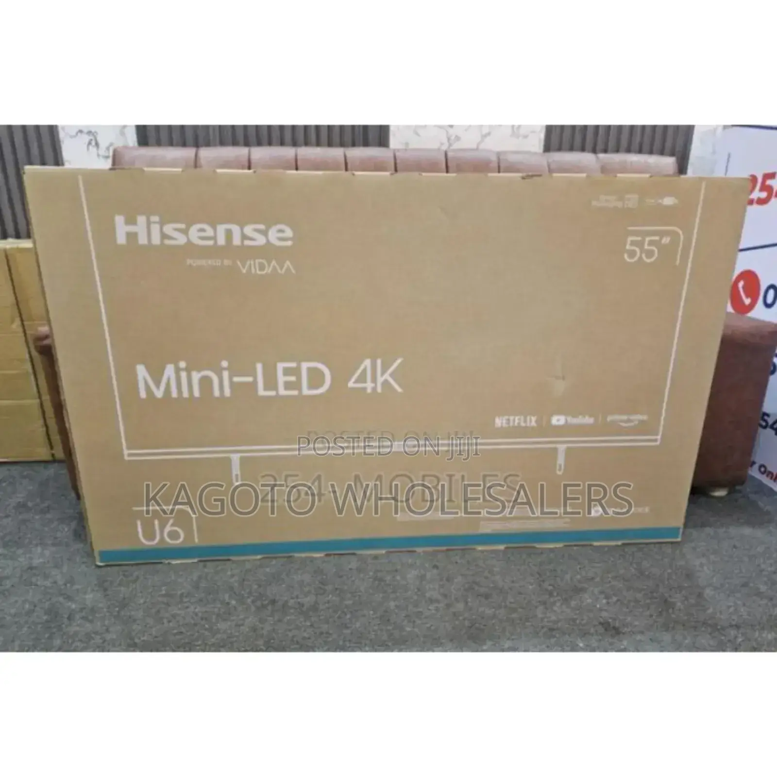 Hisense 55" Mini Uled A6 Series Smart Tv