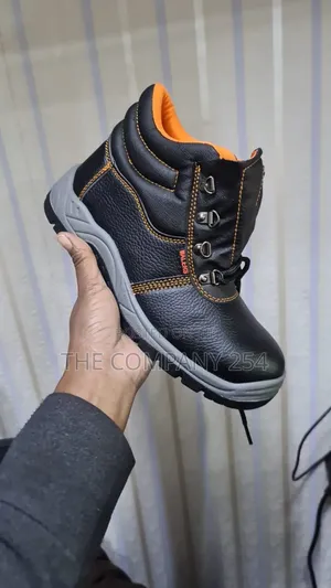Original Leather Casual Quality Unisex Safety Boots Shoes
