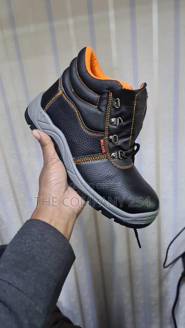 Original Leather Casual Quality Unisex Safety Boots Shoes