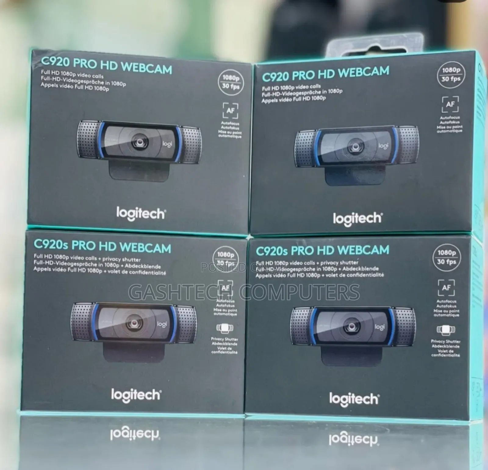 Logitech 1080 P/30 Fpsc920 Pro Webcam
