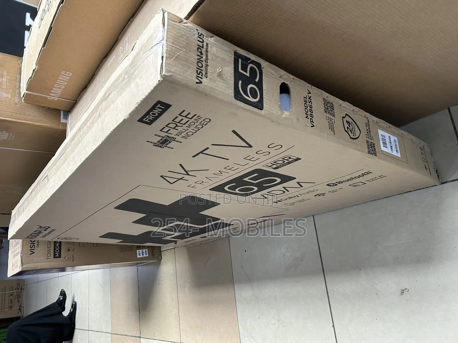 Vision Plus 65 Inch Frameless V+ Os Smart Tv (Vp8865kv)
