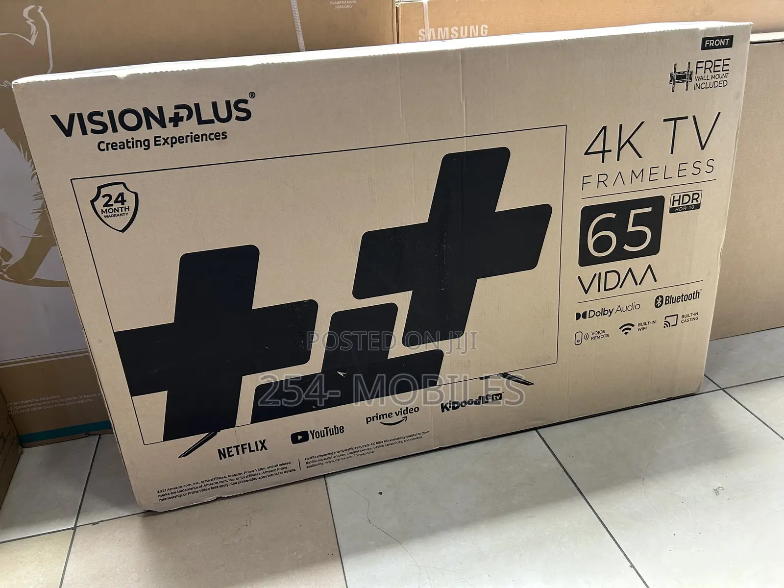 Vision Plus 65 Inch Frameless V+ Os Smart Tv (Vp8865kv)