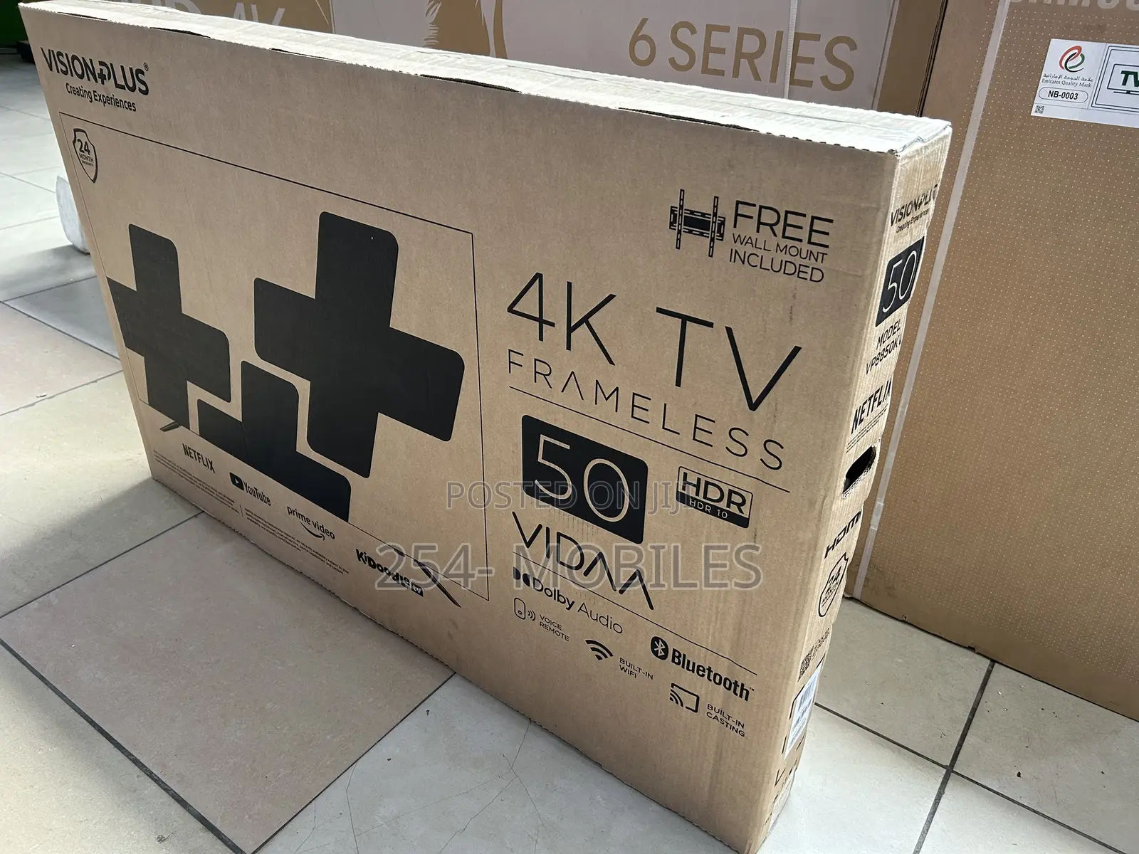 Vision Vp8850kv F-Less v-Os 50 Inch Smart Tv