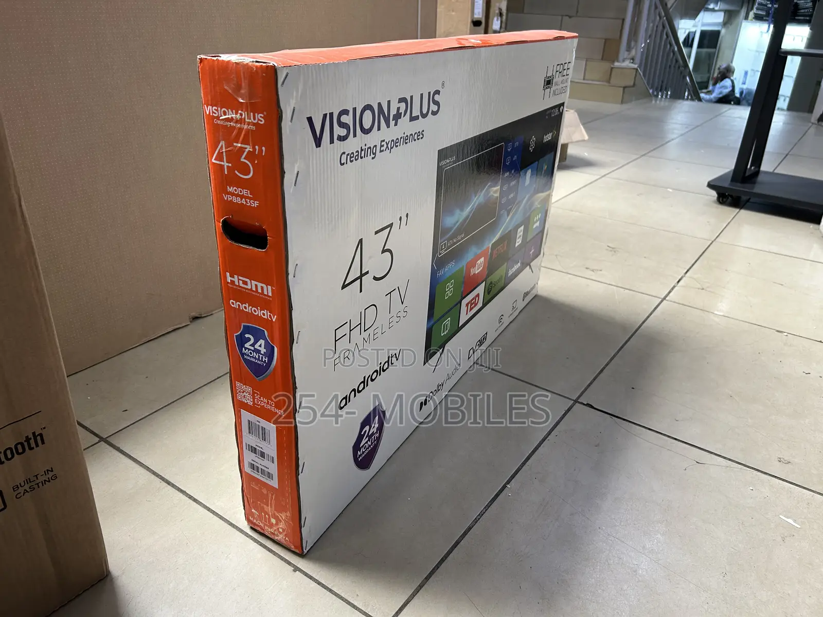 Vision Plus 43 Inch Smart Android Led Tv – Model Vp8843s