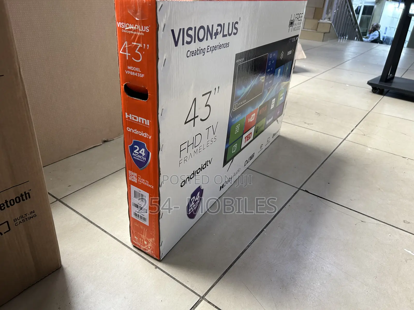 Vision Plus 43 Inch Smart Android Led Tv – Model Vp8843s