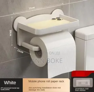 Punch Free Toilet Tissue Holder