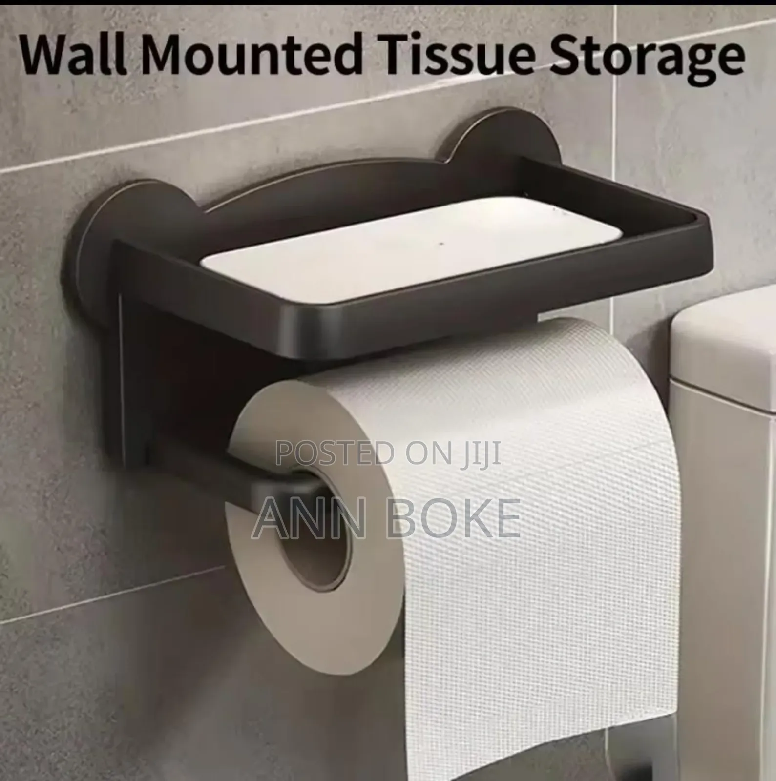 Punch Free Toilet Tissue Holder