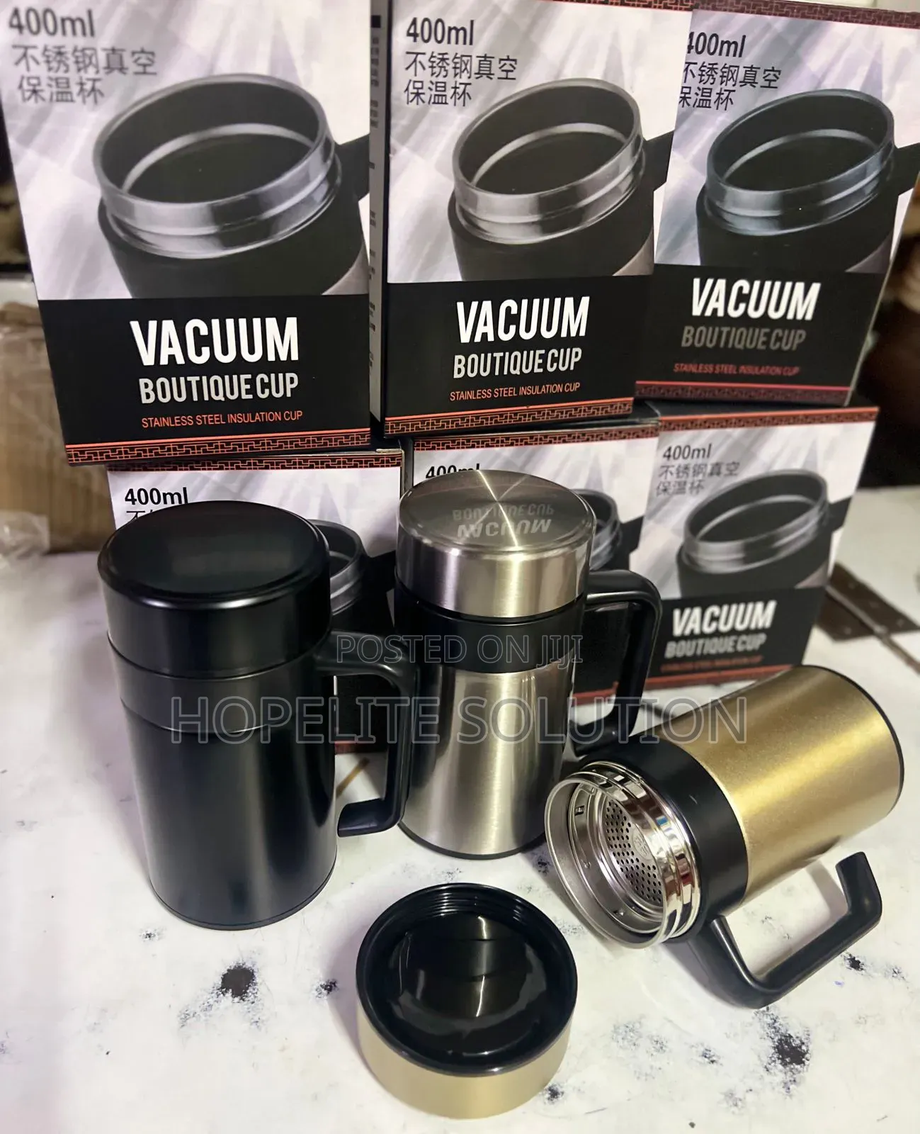 Metallic Insulated Vacuum Cup